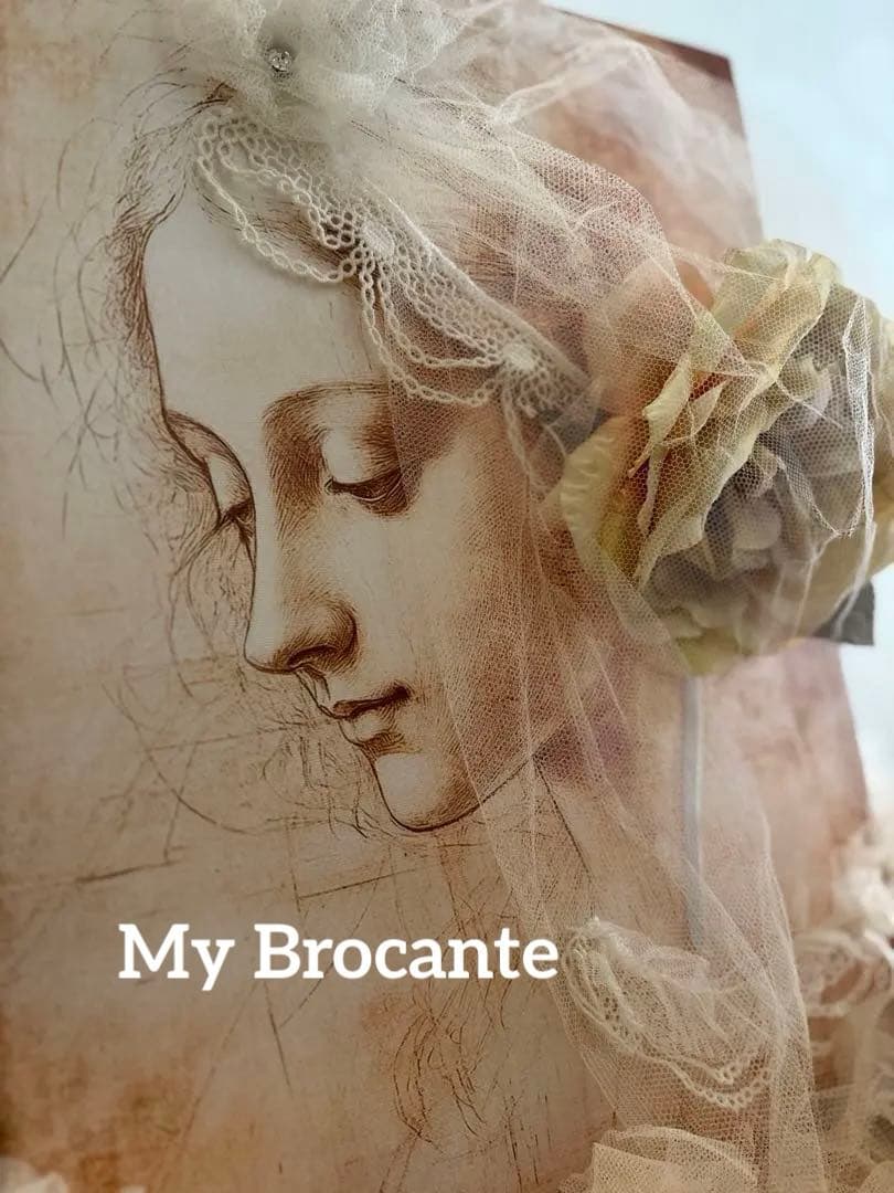 Veiled Bride – Collage Art.