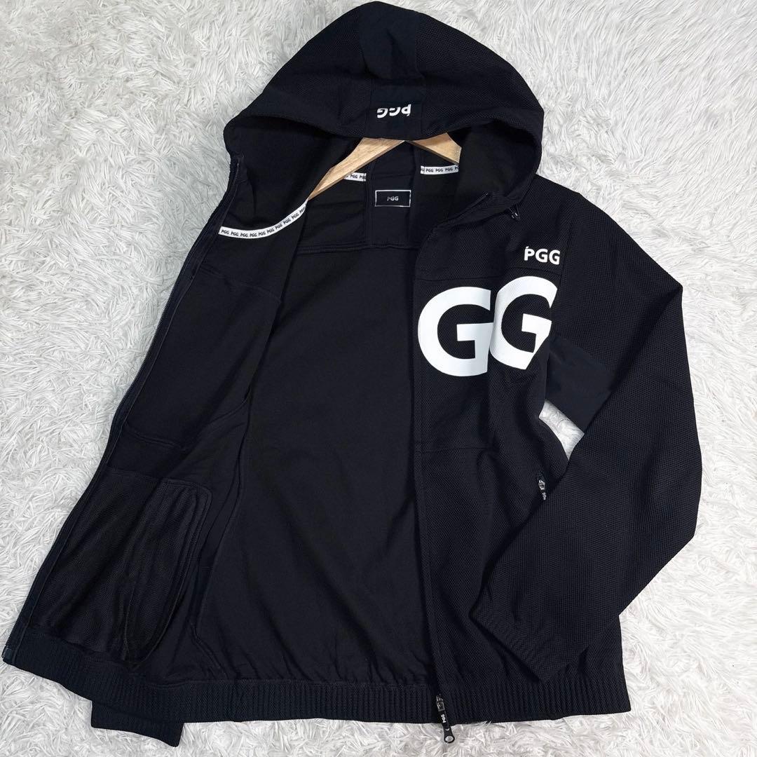 ⭐️近年モデル⭐️パーリーゲイツ パーカー フーディ L ゴルフ ウェア ロゴ