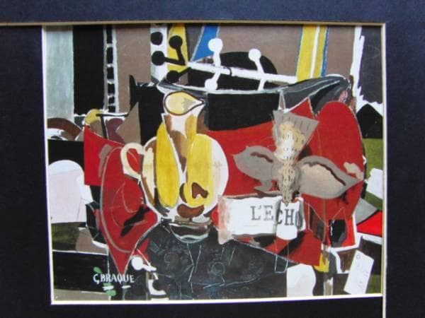 Braque、LEcho、超希少海外版画集、版上サイン、新品額装付