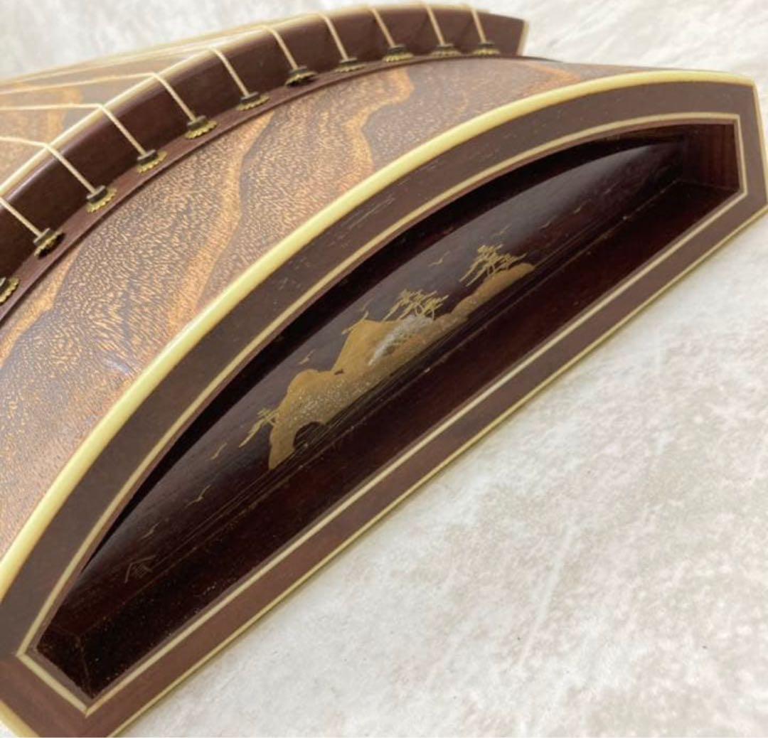 ♡ 入門用におススメ　箏　13弦　並甲　すだれ彫り　琴柱付属♡