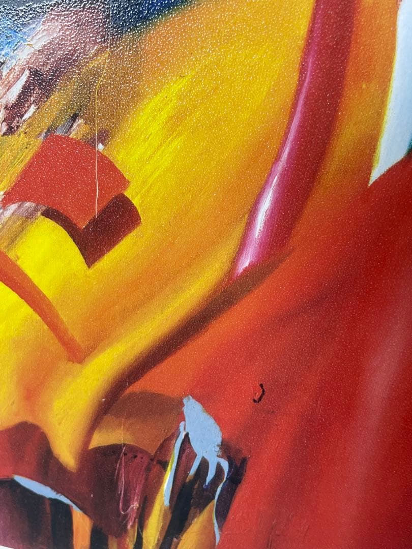 『躍るマスク』 オルガ グレチナ　シルクスクリーン 63×71cm