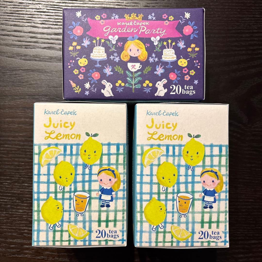 フェイラー×カレルチャペック紅茶店(フェイラー デザイン缶)とデイリー3箱