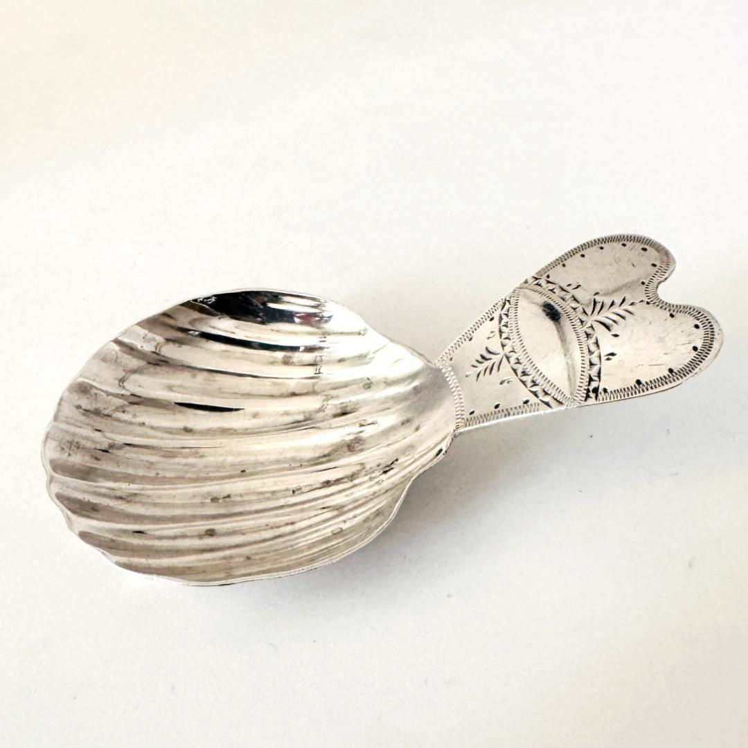 ★1800年代 英国★純銀製/キャディー/スプーン/イギリス/925/