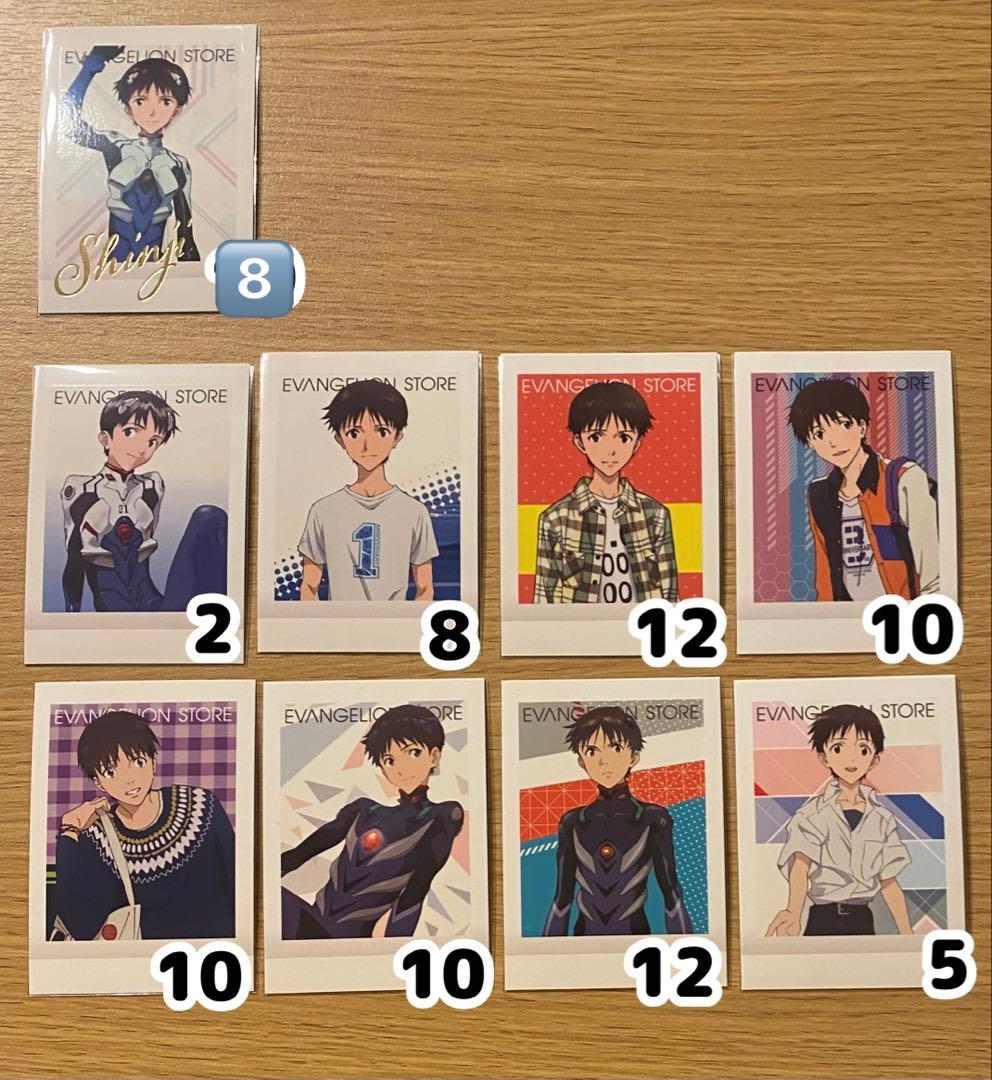 エヴァンゲリオン ぱしゃこれ カヲル シンジ 136枚セット