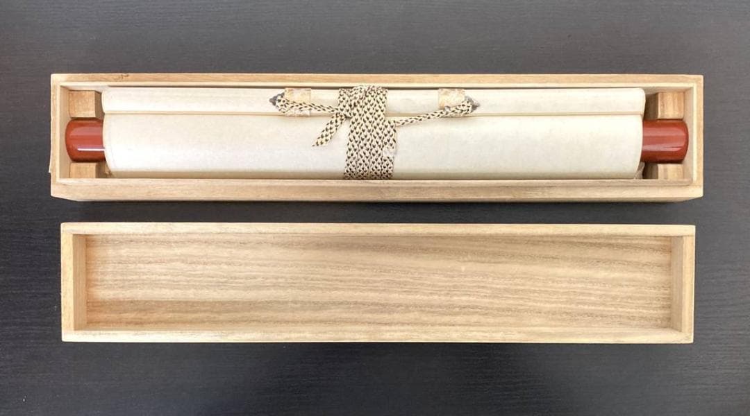 芥川龍之介「龍」水墨画 掛軸 紙本：小説家 俳句