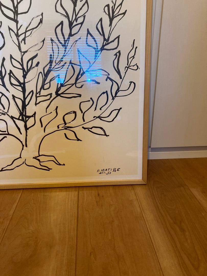 Matisse リーフデザイン 大判絵画　70×70cm