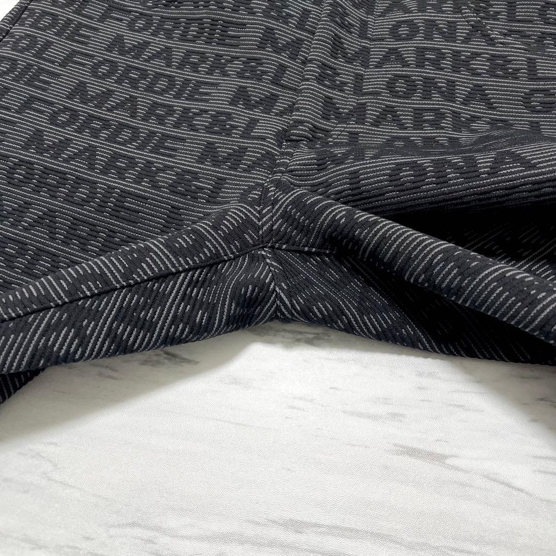 未使用級 近年⭐️マークアンドロナ ストレッチロングパンツ ジャガード 総柄 46