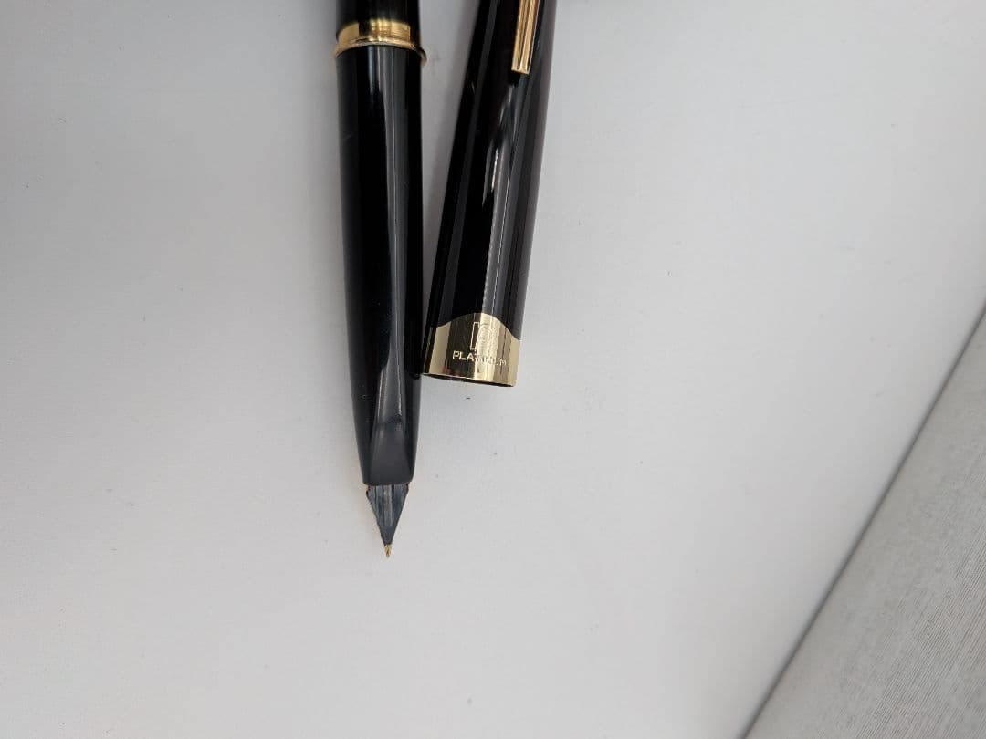 プラチナ万年筆 ペン先18金18K PLATINUM 箱付・細字②8