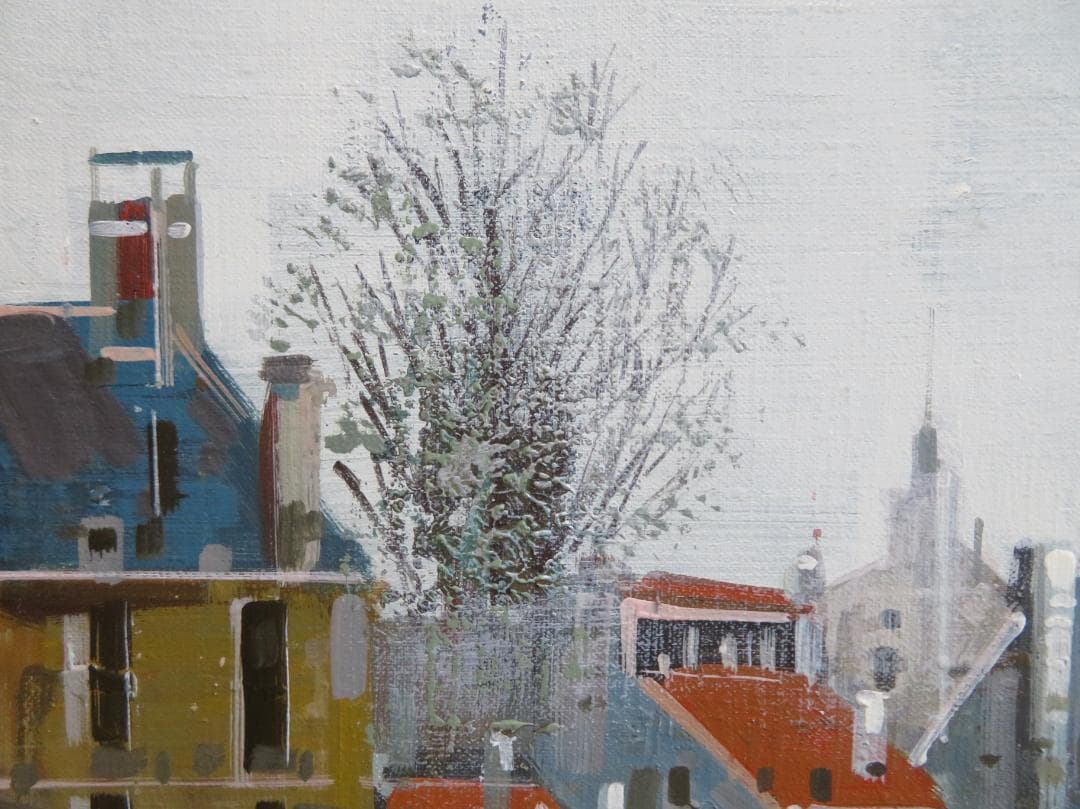 竹内 敏彦　「ストラスブール」 油彩　F6号　元一創会会員 日美連会員 帝美卒