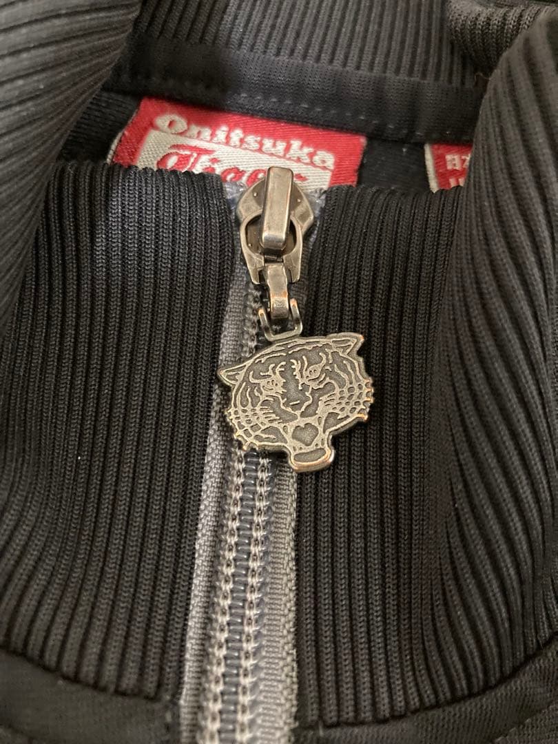 【美品】【レア品】Onitsuka Tiger ブラック ジャージジャケット