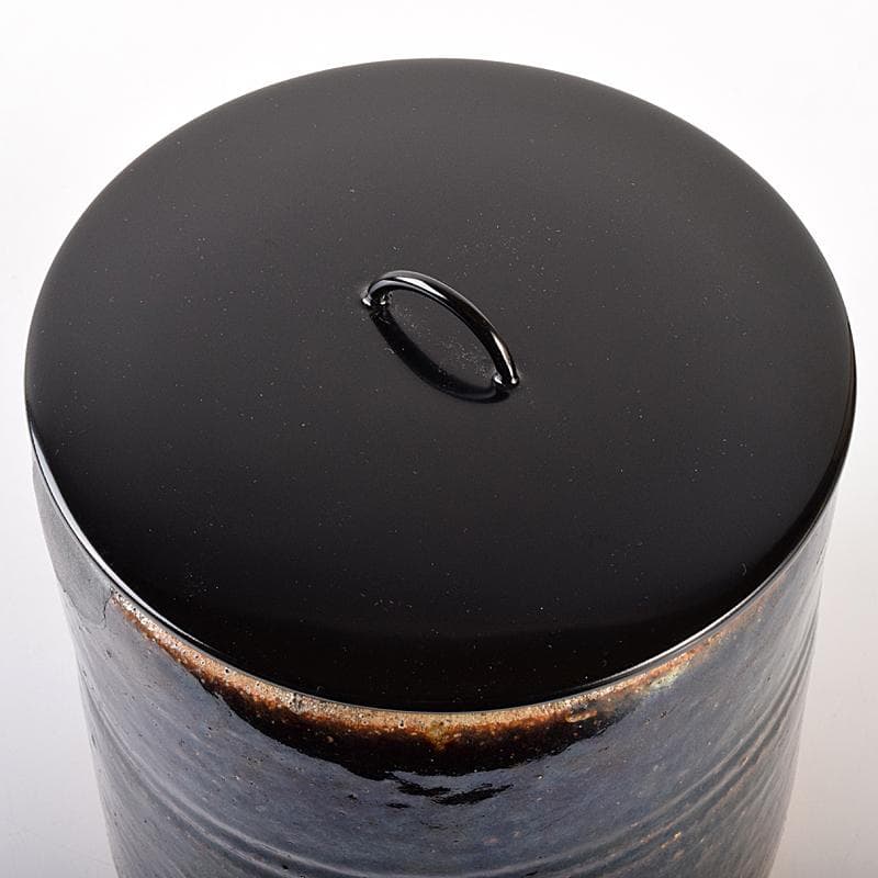 茶道具　古瀬戸　江戸初期　口禿手　一重口水指　澤田常安極め箱　M　R7571