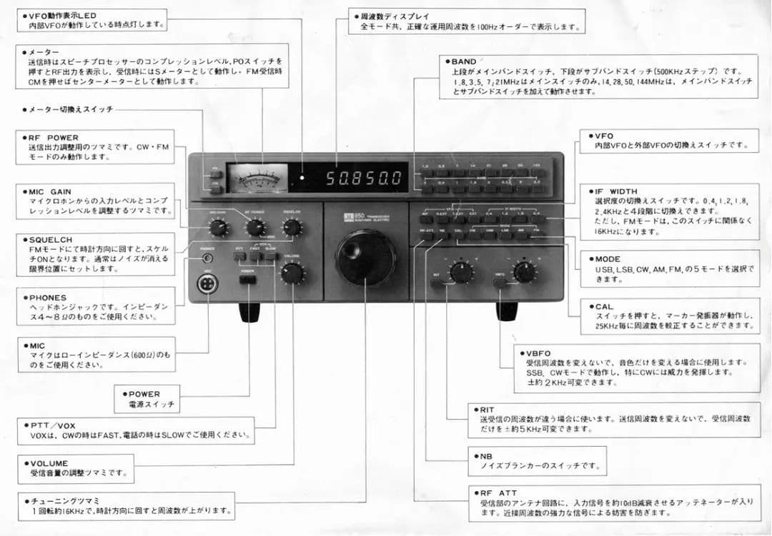 ク*ン様 現状品 杉山電機製作所 850 D 無線機 トランシーバー 受信機 希