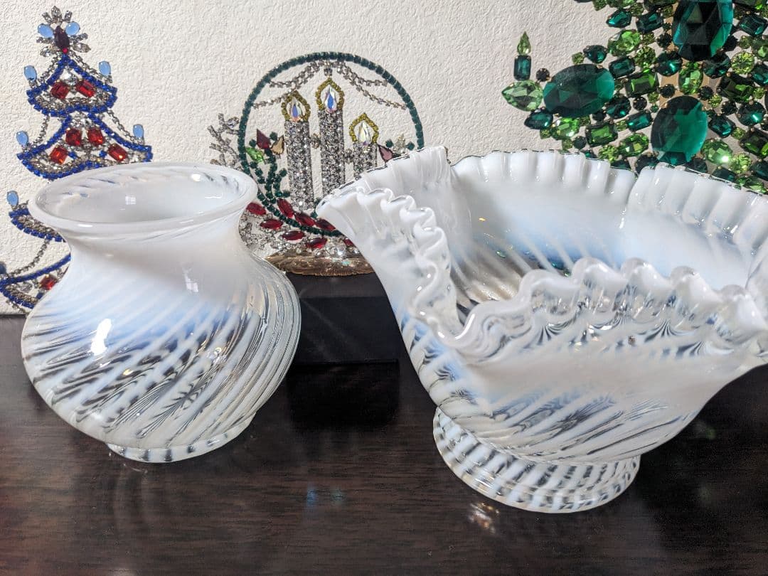 フェントン　スワール　フレンチオパルセント　ラージフリルボウル　お値下げ中