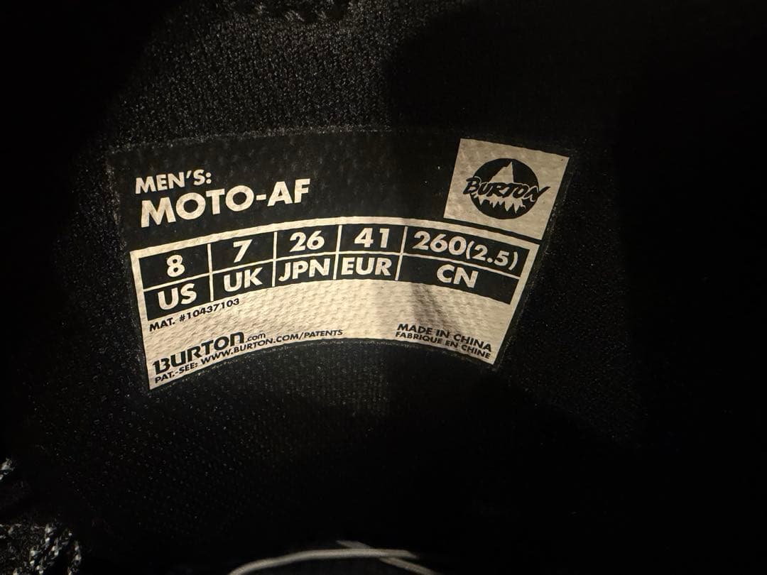 【商品名】 BURTON（バートン）スノーボードブーツ26.0cm