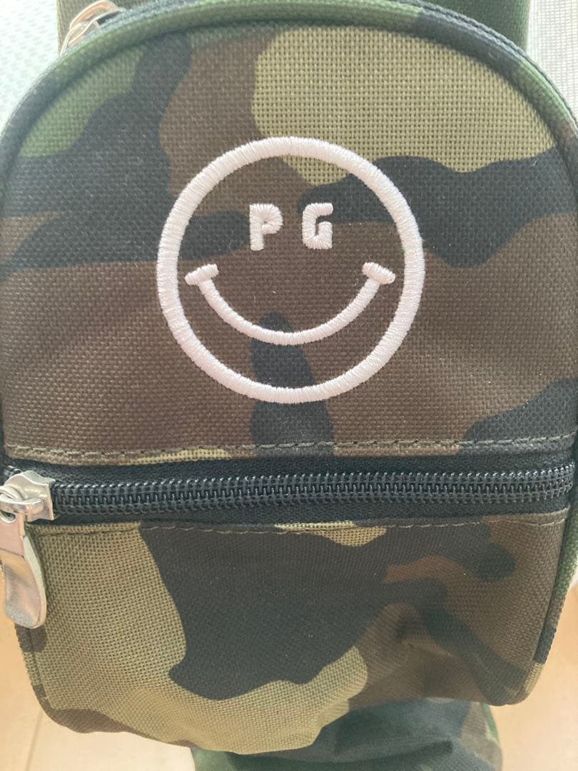 PEARLY GATES 迷彩柄 セルフスタンドゴルフバッグ