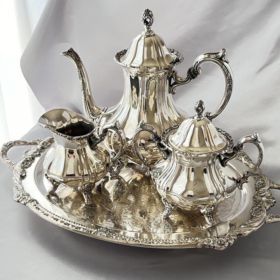 【Lancaster Rose】 ビクトリアンのティーサービス 3点