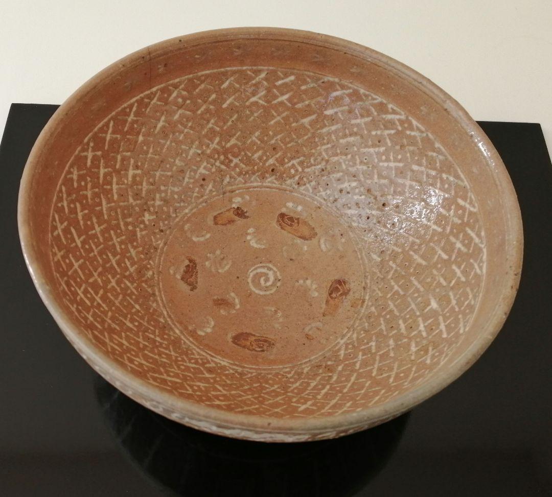 三島唐津　抹茶茶碗　茶碗　茶道具　抹茶碗　骨董　共箱