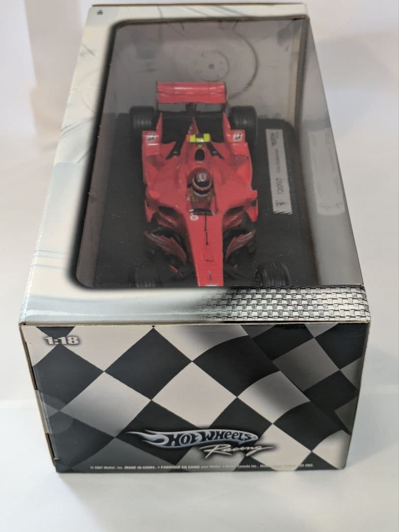1/18 ホットウィール フェラーリ F2007 K.ライコネン マテル