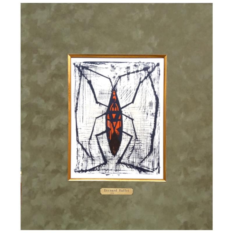 ☆ビュッフェ☆「 LADY BIRD 」　プレート付き　レゾネ図版より