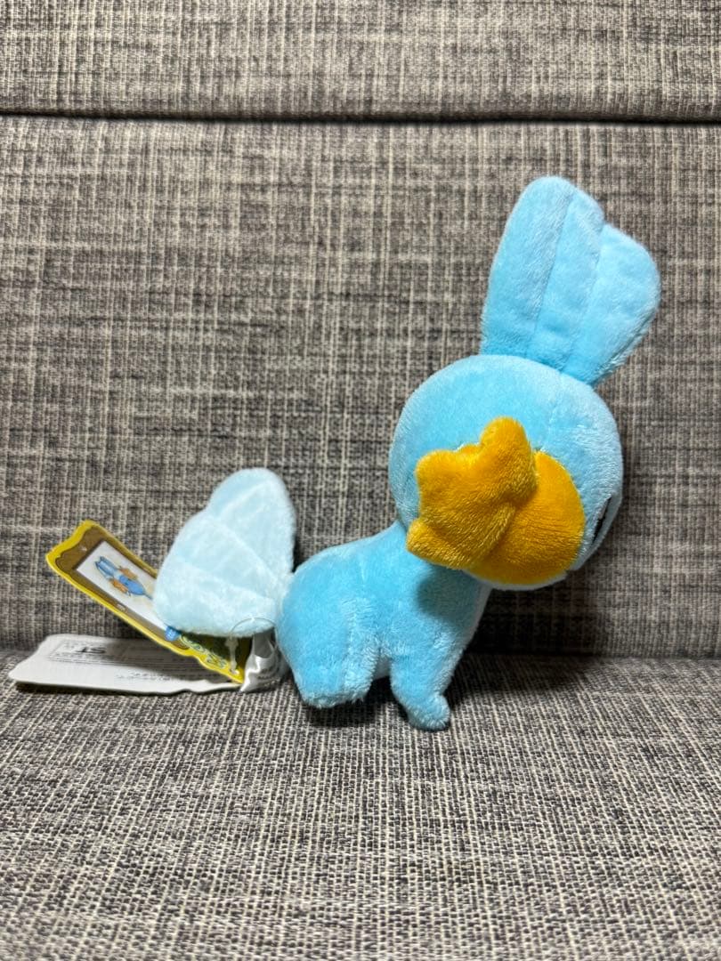 タグ付き　ミズゴロウ　キャンバスぬいぐるみ　ポケモンセンター　ポケットモンスター