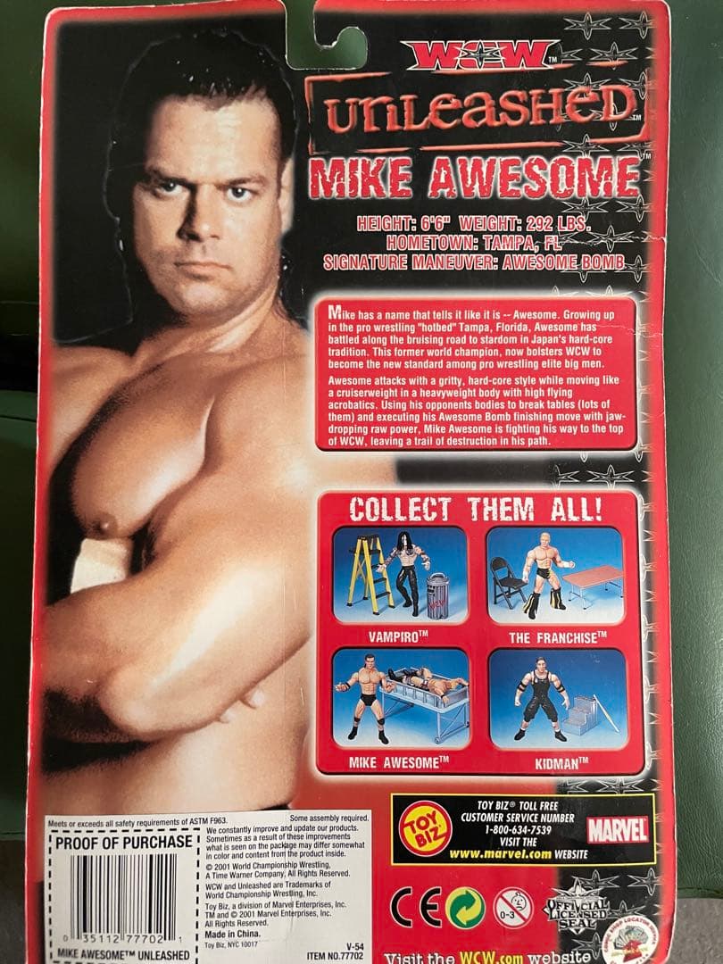 WCW Unleashed フィギュア3体セット