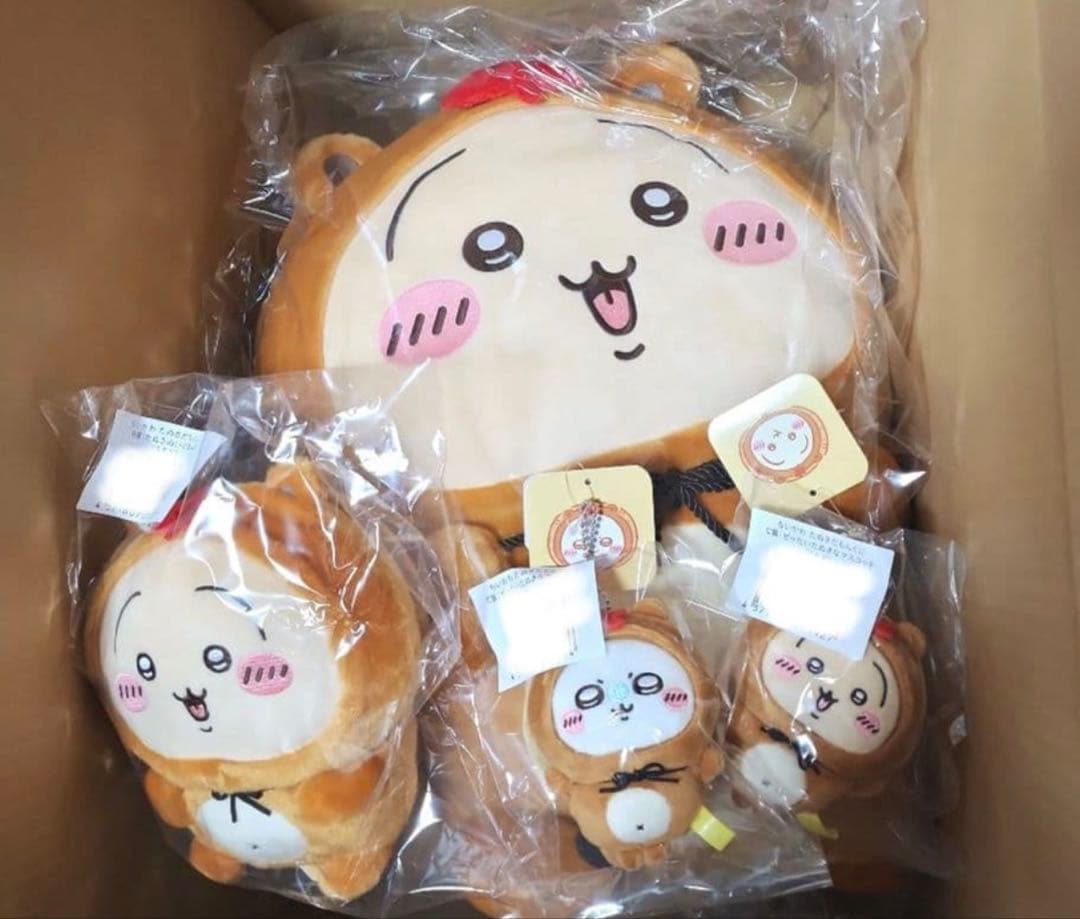 【未開封】ちいかわたぬきだもんくじ うさぎ A•B•C賞コンプセット モモンガ