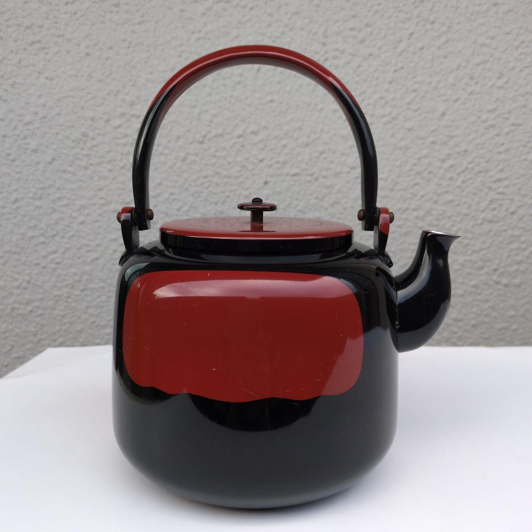 表千家用　水注やかん　腰黒