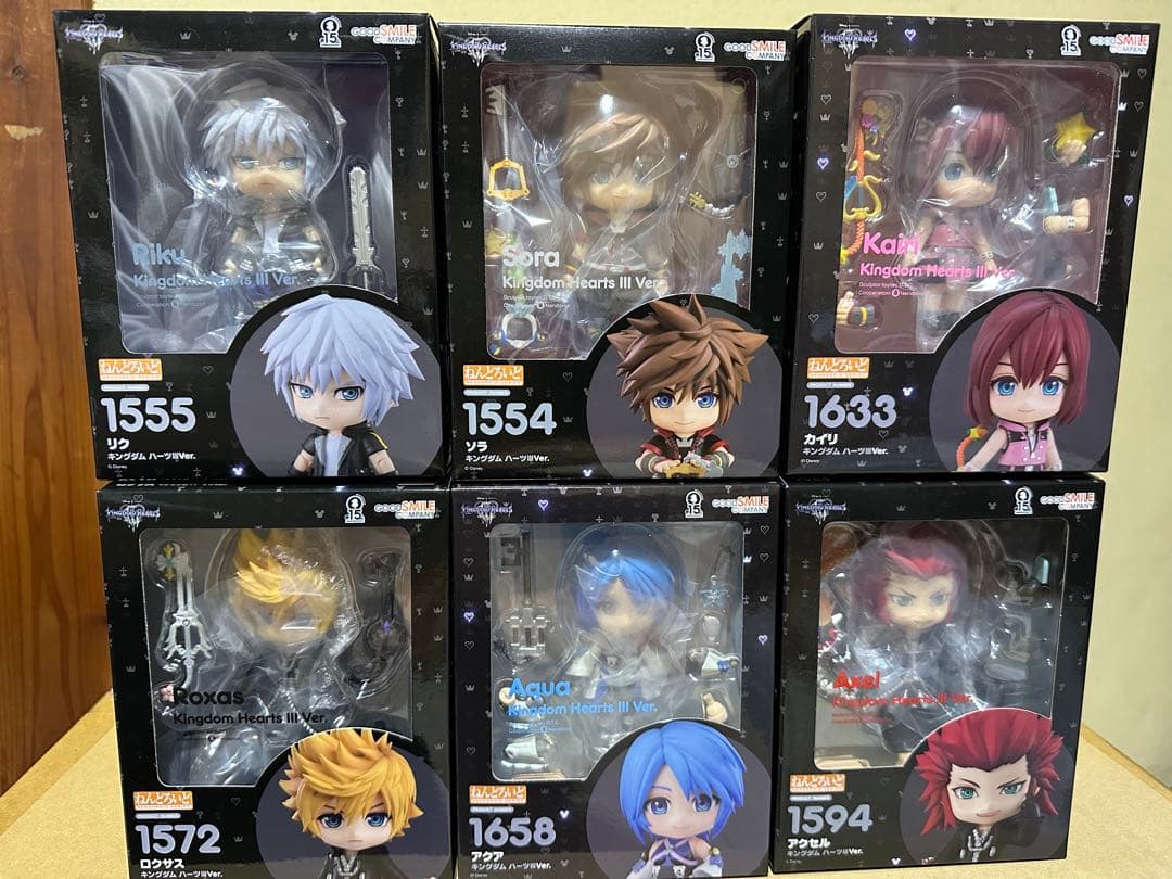 ねんどろいど キングダム ハーツIIIVer. 6種類セット 【新品未開封品】
