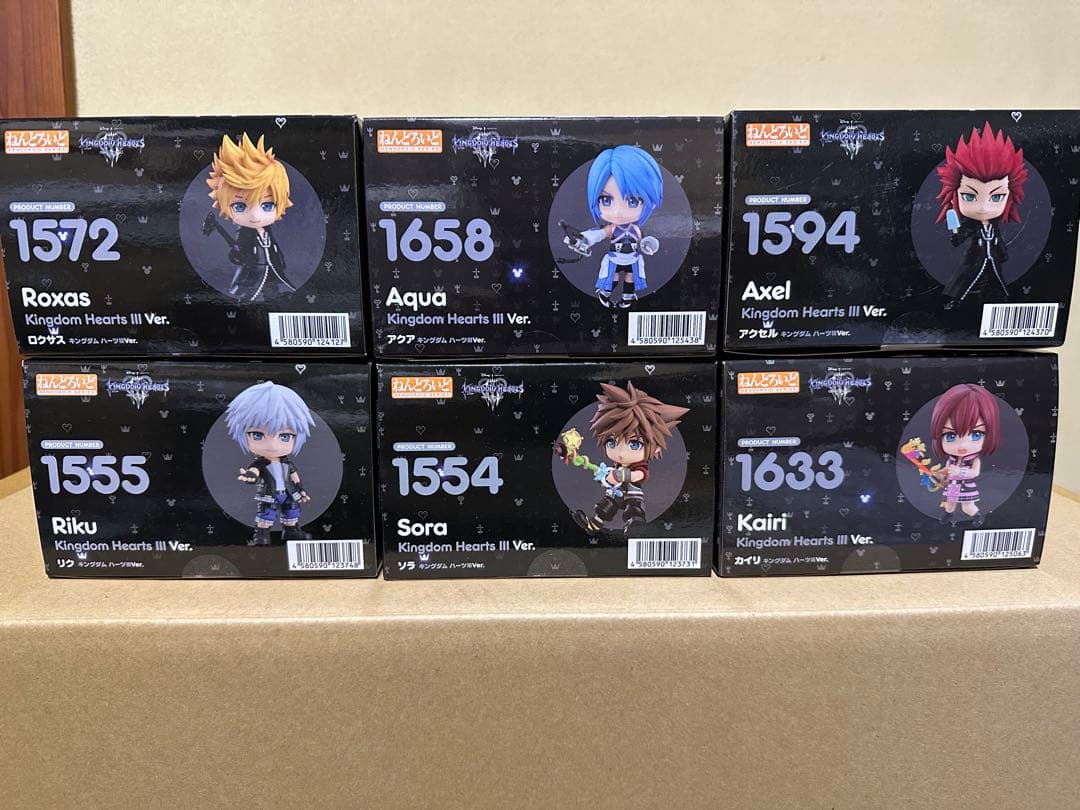 ねんどろいど キングダム ハーツIIIVer. 6種類セット 【新品未開封品】