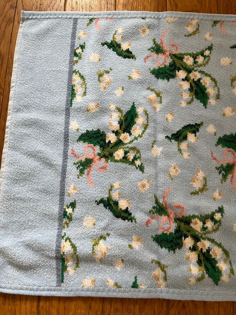 【B品・新品】フェイラー ハンドタオル ピュールミュゲ　すずらん　ブルー