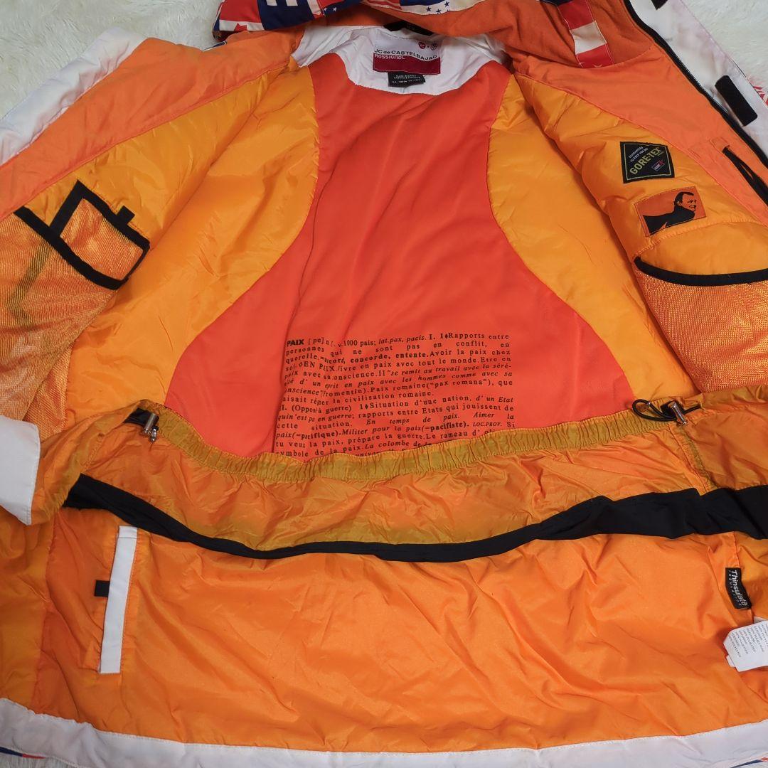 CASTELBAJAC ROSSIGNOL GORE-TEX ウェア　国旗　総柄