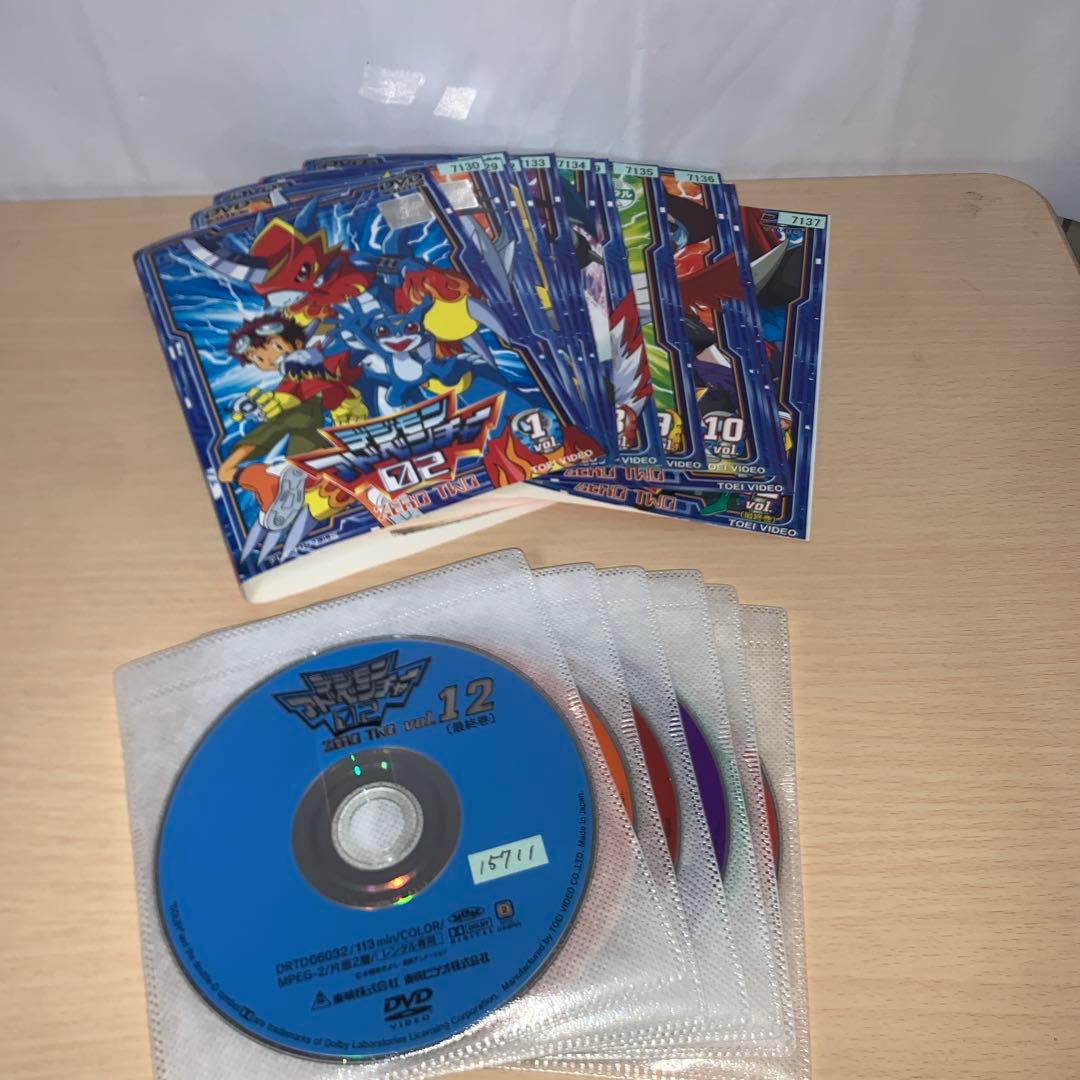 デジモンアドベンチャー02 DVD 1~12全巻セット