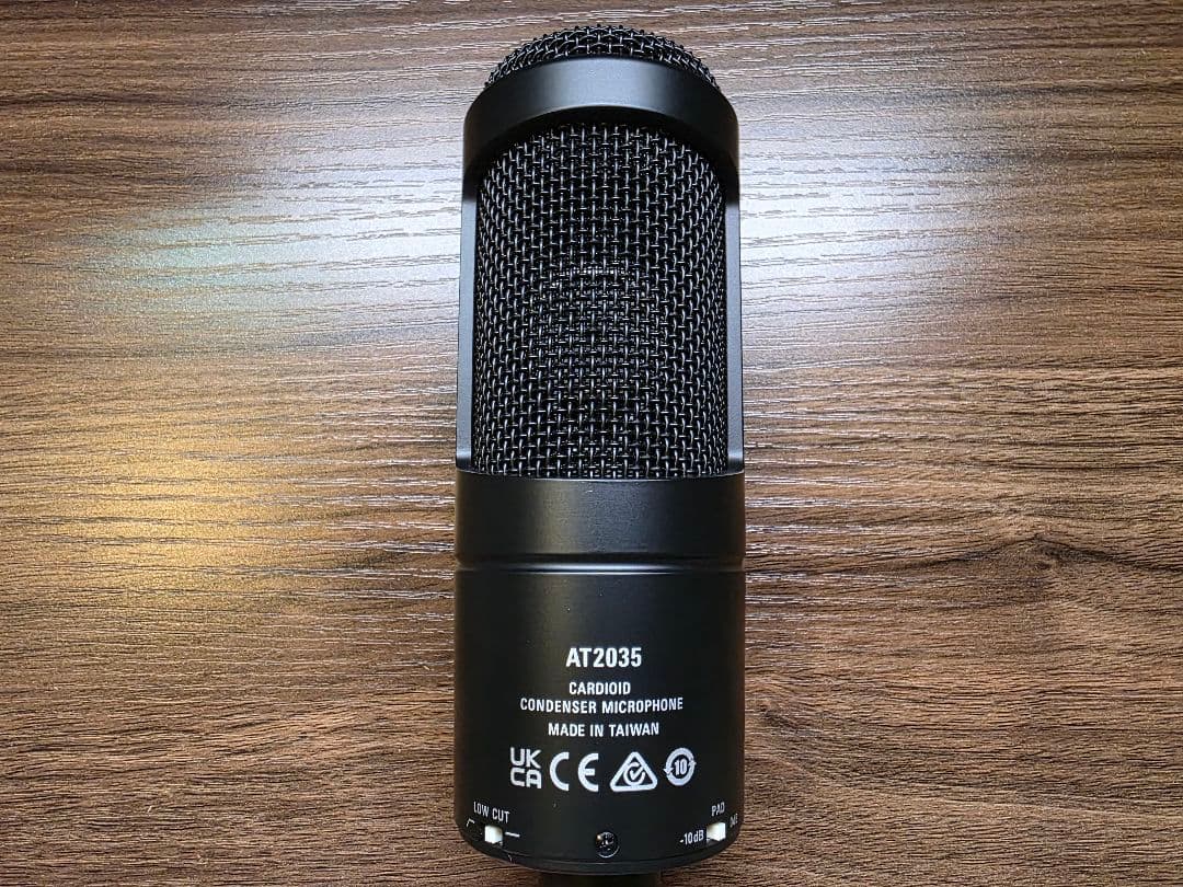 audio-technica AT2035 コンデンサーマイク おまけ付