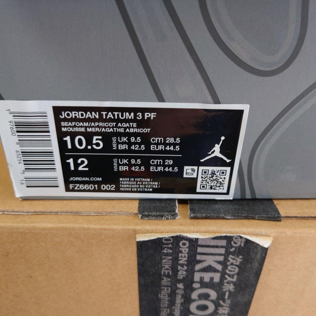 【新品未使用】JORDAN TATUM 3 PF　28.5cm