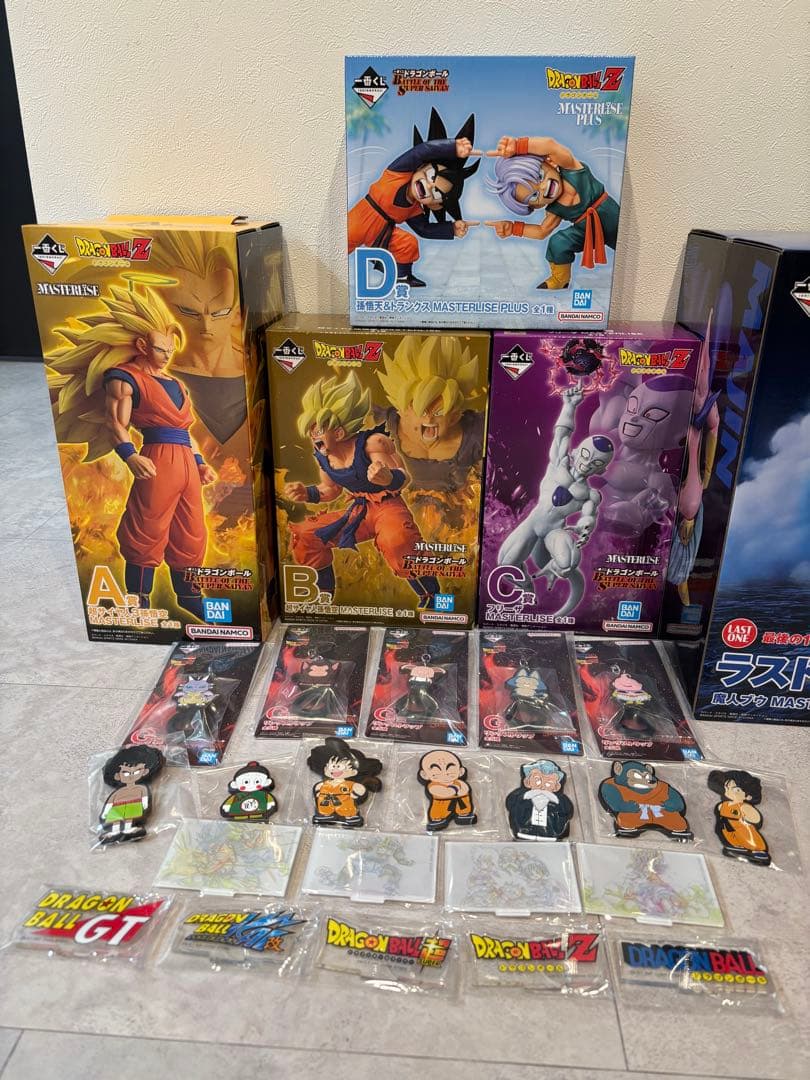 ドラゴンボール　一番くじ　a b c d ラストワン　フィギュア　セット