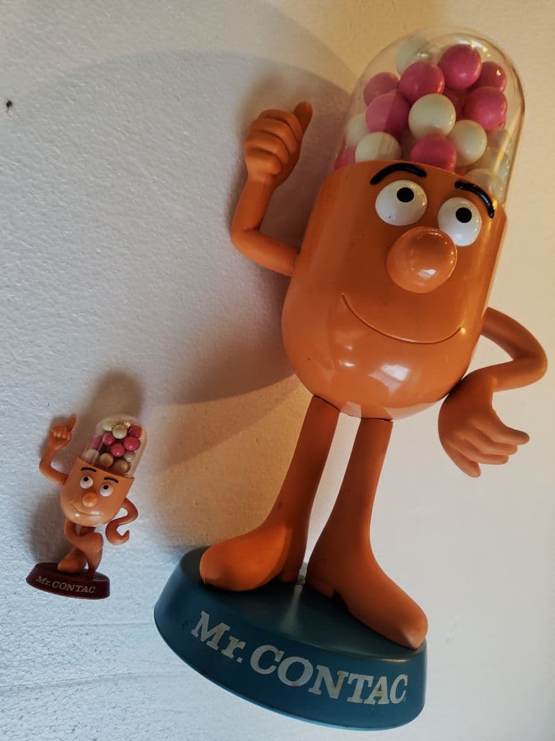 Mr. CONTAC ミスターコンタック人形「大」「小」セット　非売品