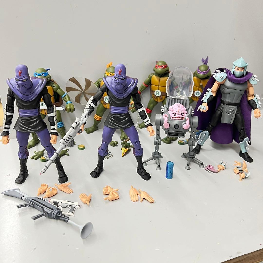 NECA ネカ　タートルズ シュレッダー クランゲ　フットソルジャー