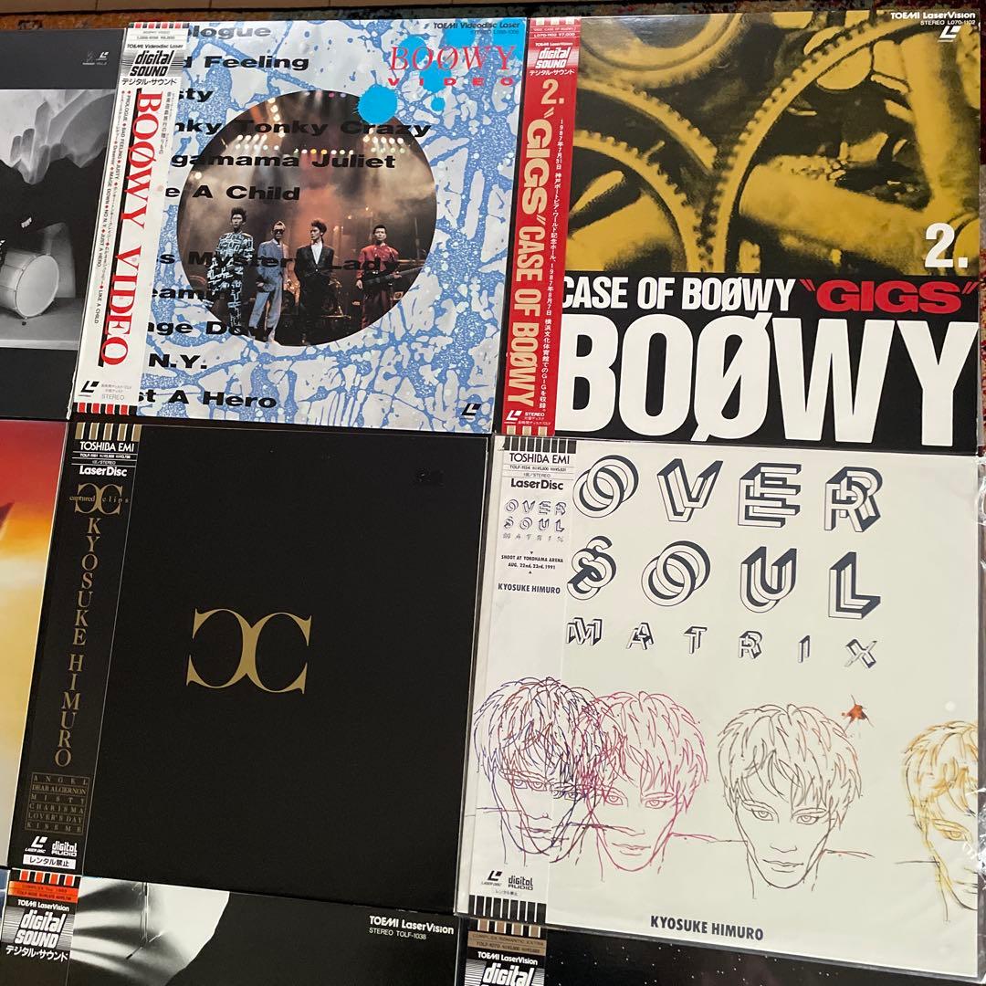 BOΦWY COMPLEX BUCK-TICK 氷室京介 布袋寅泰 LD 12枚