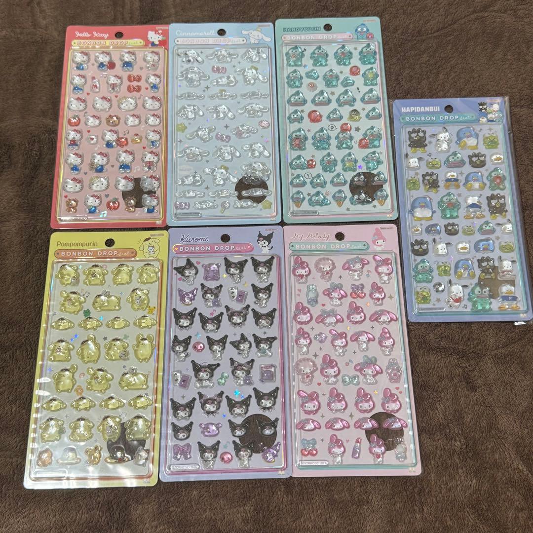 ボンボンドロップシール 新品未開封 正規品 サンリオ はぴだんぶい