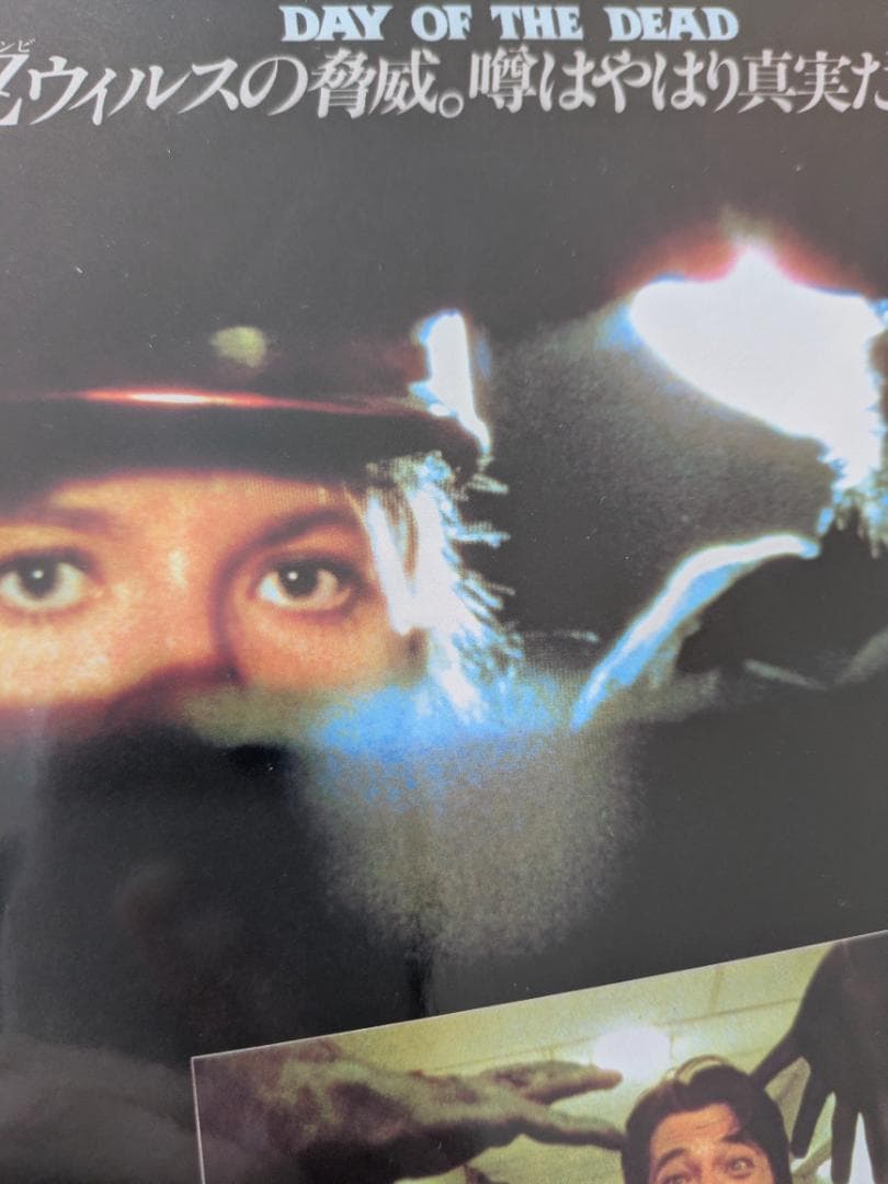 映画チラシ 85年公開 死霊のえじき SFXホラー・サバイバル映画 B5フライヤ