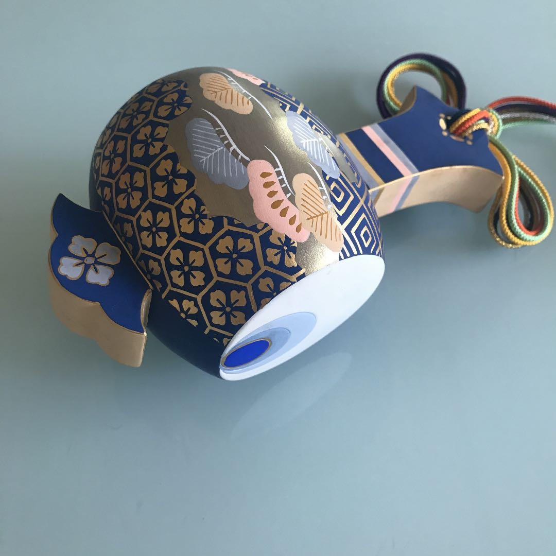 東哉製　新色　宝之槌　打出小槌　置物　京焼