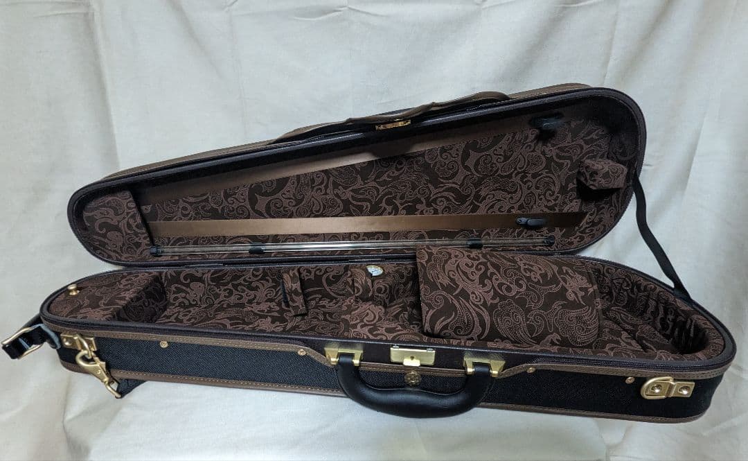 Fiumebianca 木製バイオリンケース フルサイズ