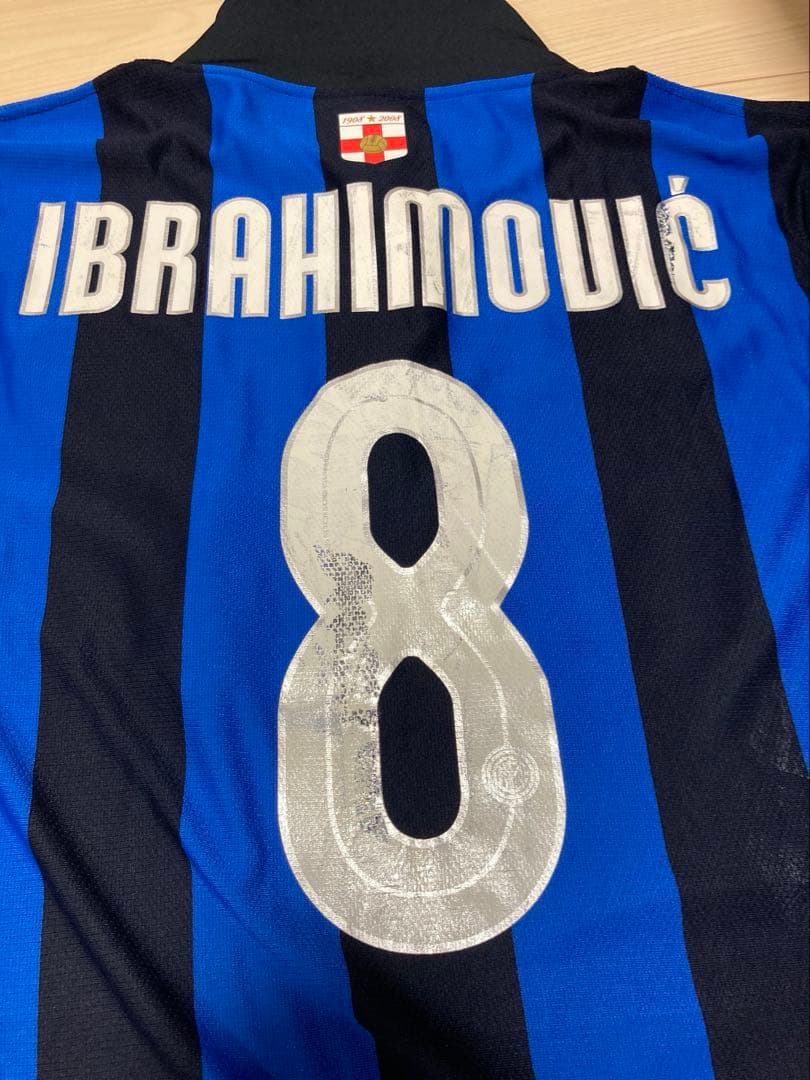 インテル07/08 100周年（H）長袖　#8 IBRAHIMOVIC