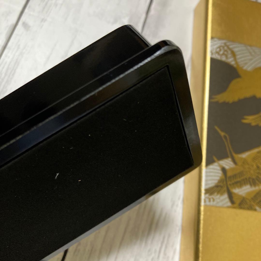 新品　金箔の鶴模様 漆器