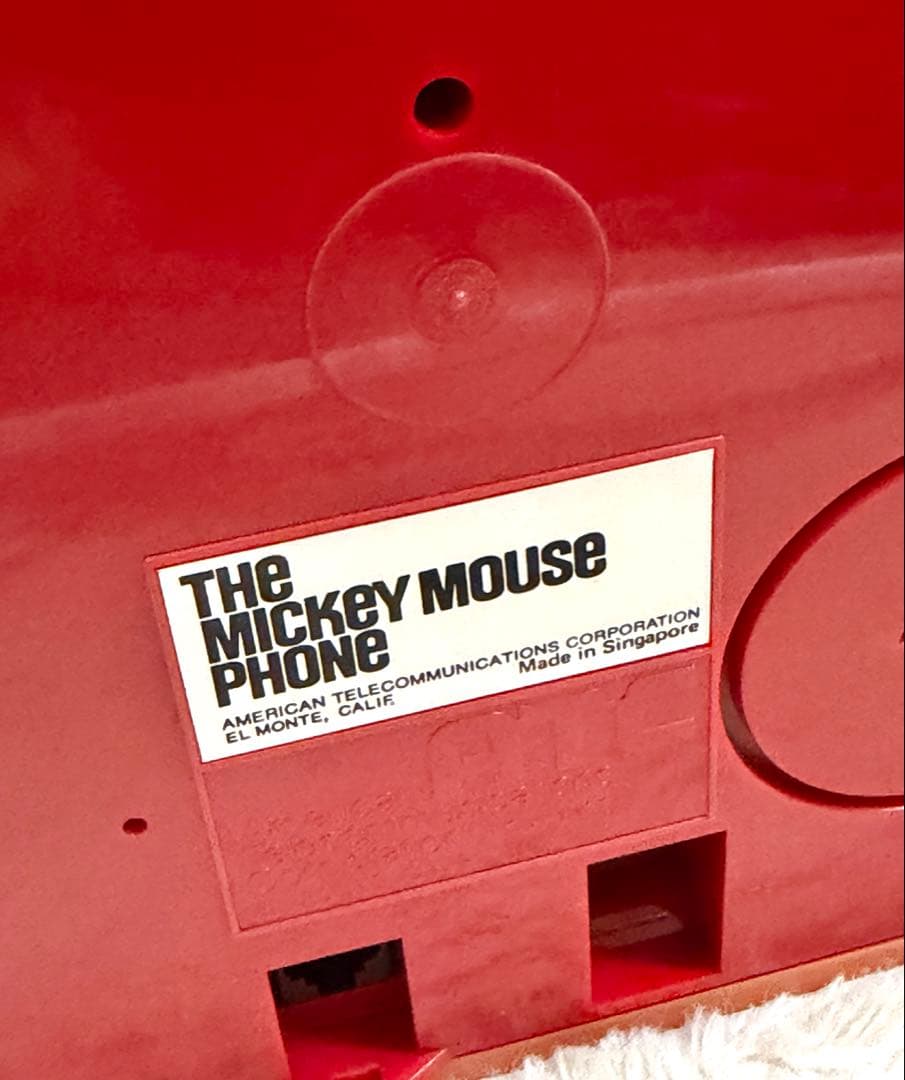 ビンテージ ミッキー 電話 ディズニー アンティーク