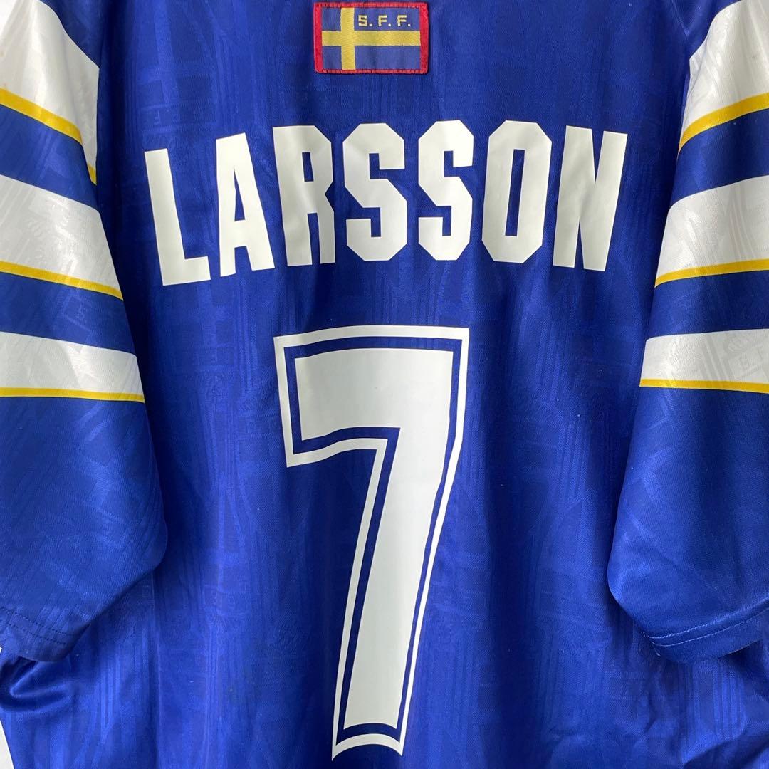 アディダス　スウェーデン代表　ラーション　ユニフォーム　アウェイ