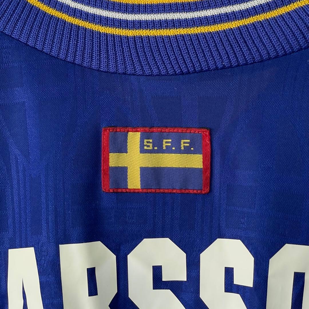 アディダス　スウェーデン代表　ラーション　ユニフォーム　アウェイ