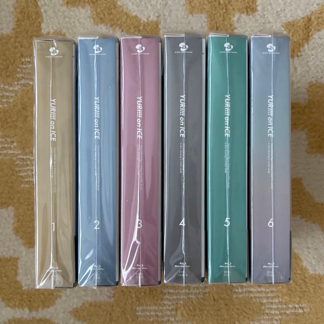 【特典付・未開封】ユーリオンアイス Blu-ray 全巻 雑誌 セット