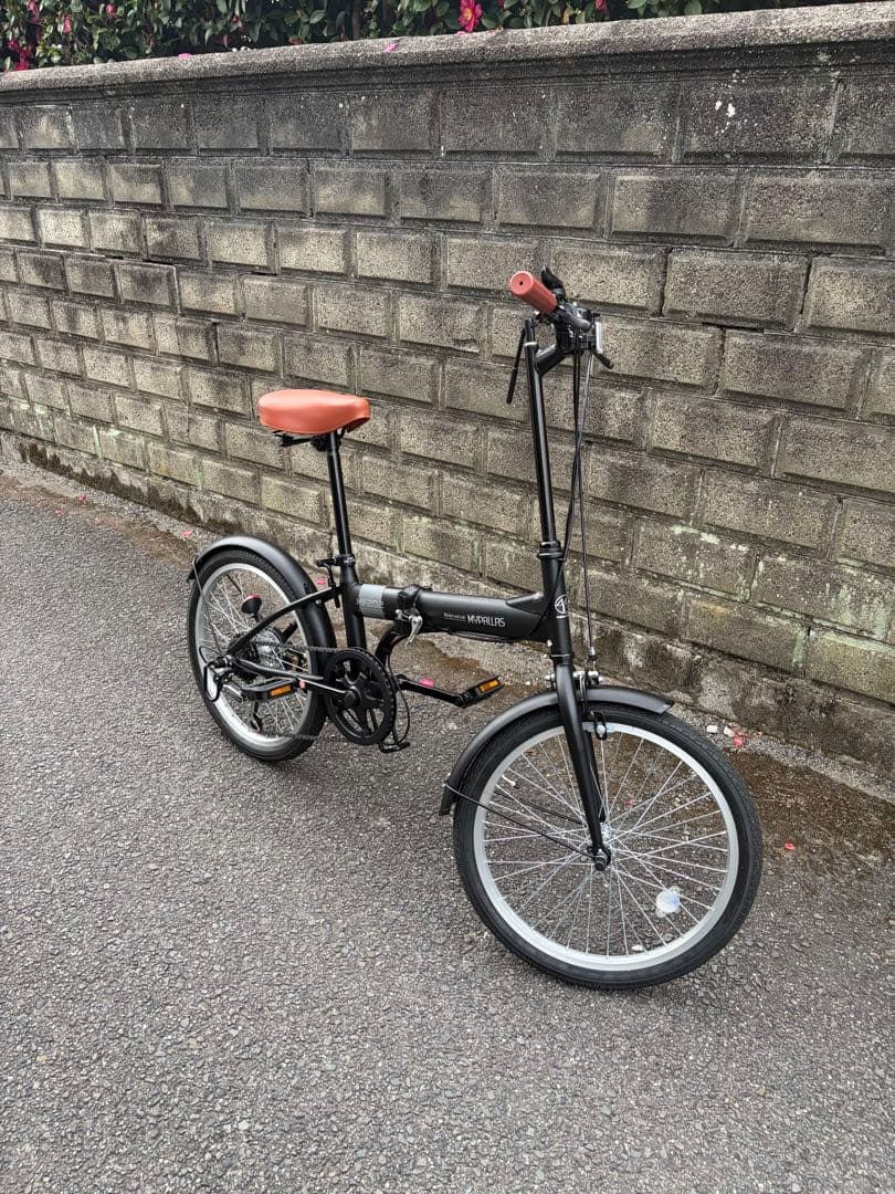 折りたたみ自転車（My Pallas)ブラック　愛媛県