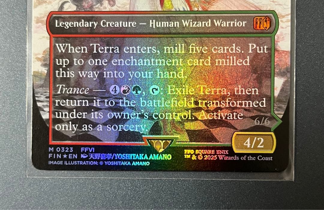 MTG 魔導戦士、ティナ/幻獣の血を引く少女、ティナ Foil 英語